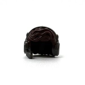 LEGO Dark Brown Minifigure Hair Tousled with Headset Microphone 37029 37197